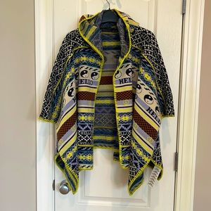 Urban Outfitters Hooded Poncho   size fits all